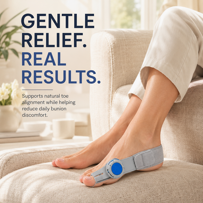 Experience Gentle Daily Bunion Relief & Toe Alignment Support With Solevia™ Bunion Fix